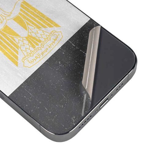 Egyptian Flag Distressed iPhone 13 Pro Skin